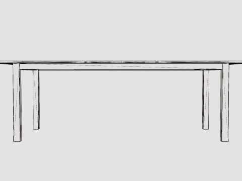Bay dining table 3D Модель