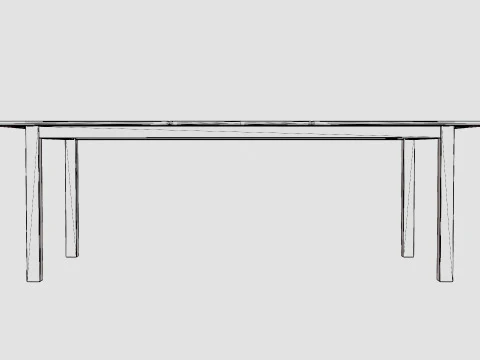 Bay dining table 3D Model