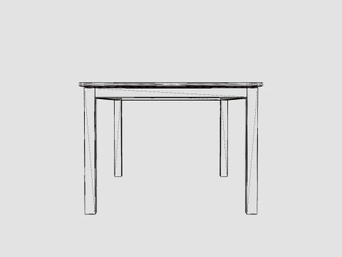 Bay dining table 3D Model