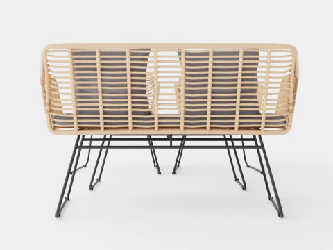 Mons sofa set 3D Model