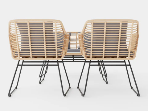 Mons sofa set 3D Model