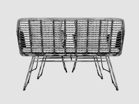 Mons sofa set 3D Model