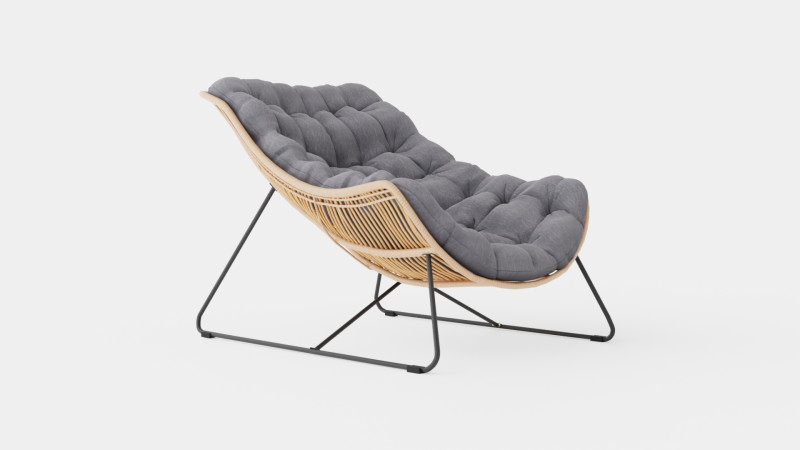 Mons lounge chair Modelo 3D .c4d .max .obj .3ds .fbx .stl .blend 