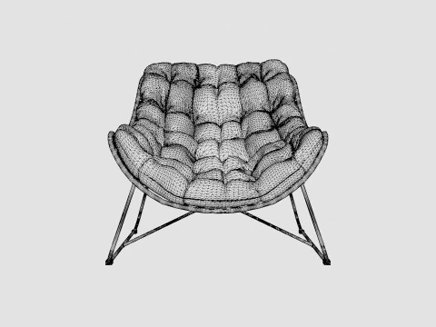 Mons lounge chair 3D Model