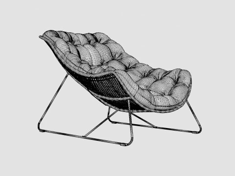 Mons lounge chair 3D Model