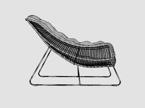 Mons lounge chair Modelo 3D