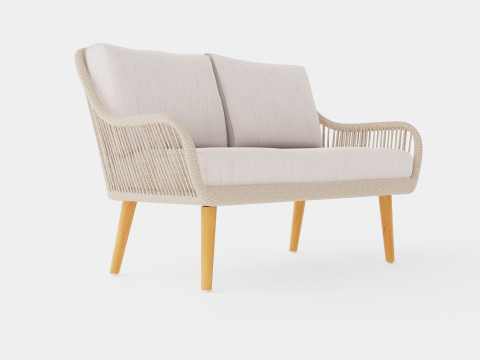 Fargo 2-seater sofa 3D Модель