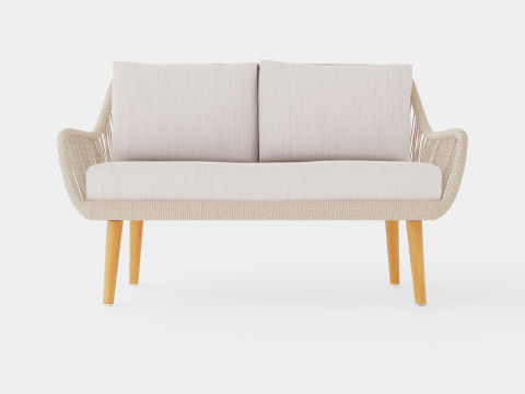 Fargo 2-seater sofa 3D Model