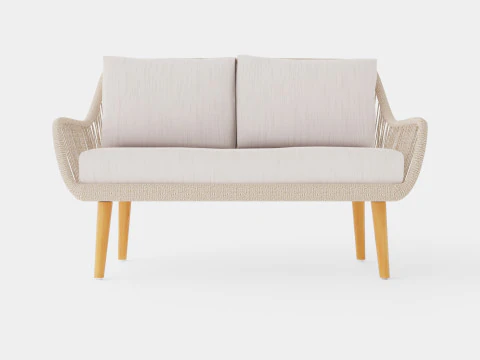 Fargo 2-seater sofa 3D Model