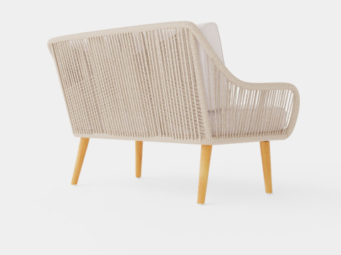 Fargo 2-seater sofa 3D Model