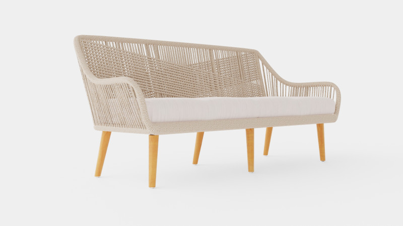 Fargo 3-seater sofa Modelo 3D .c4d .max .obj .3ds .fbx .stl .blend 