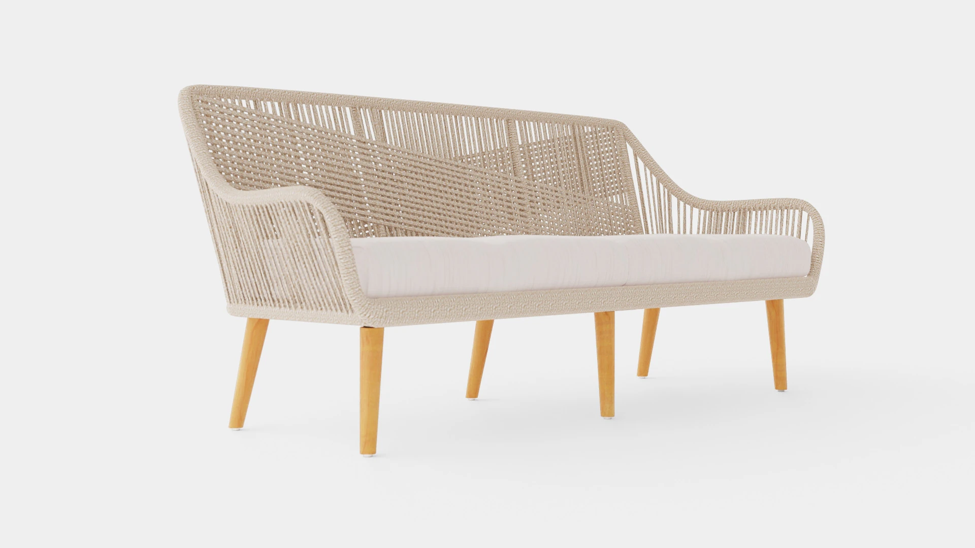 Fargo 3-seater sofa 3D Model .c4d .max .obj .3ds .fbx .stl .blend 