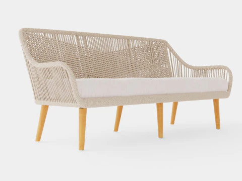 Fargo 3-seater sofa 3D Model