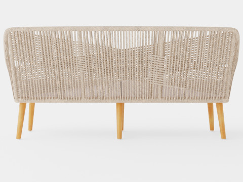 Fargo 3-seater sofa Modelo 3D