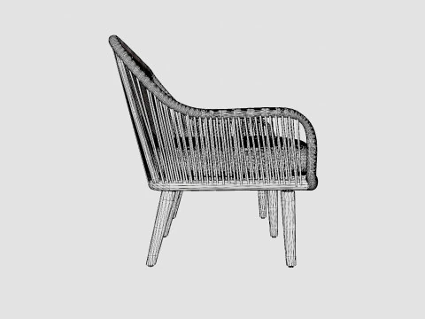 Fargo 3-seater sofa 3D Model