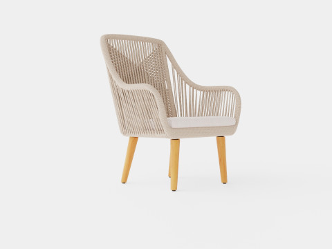 Fargo dining chair Model 3D