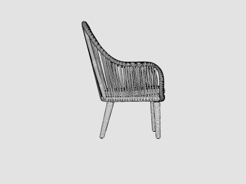 Fargo dining chair Modèle 3D
