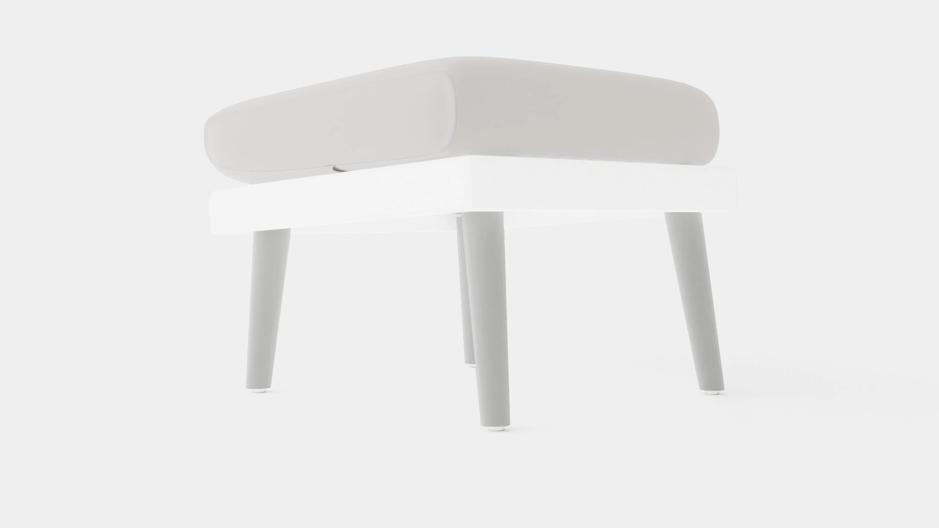 Fargo footstool 3D Model .c4d .max .obj .3ds .fbx .stl .blend 