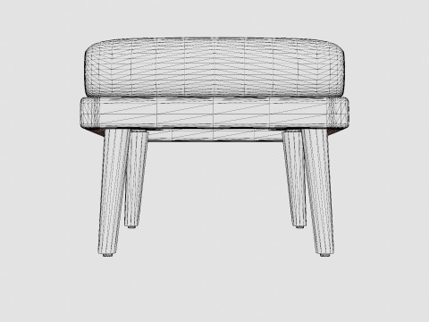 Fargo footstool Modelo 3D