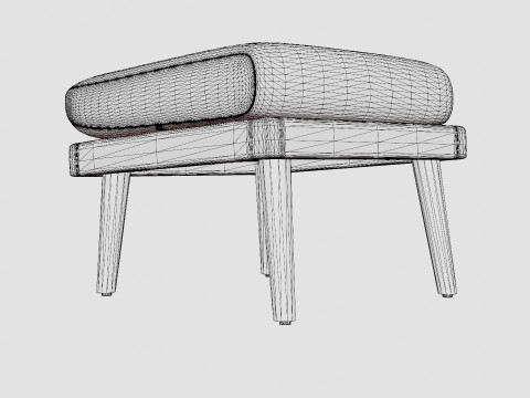 Fargo footstool Modelo 3D
