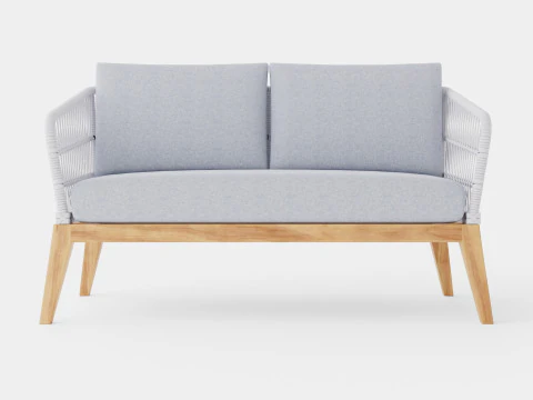 Verona 2-seater sofa 3D Model