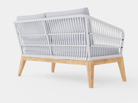 Verona 2-seater sofa 3D Model