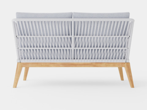 Verona 2-seater sofa 3D Model