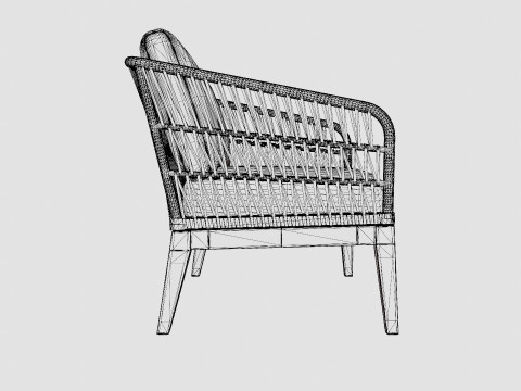 Verona 2-seater sofa 3D Model