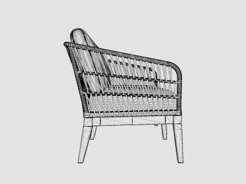 Verona 3-seater sofa 3Dモデル