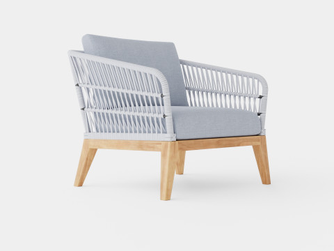 Verona lounge chair 3D 모델