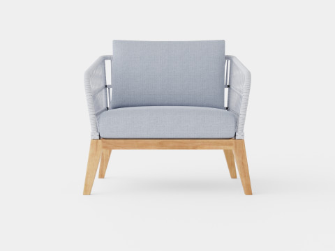 Verona lounge chair Model 3D