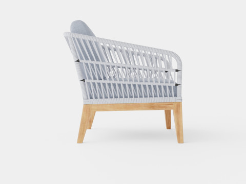 Verona lounge chair Model 3D