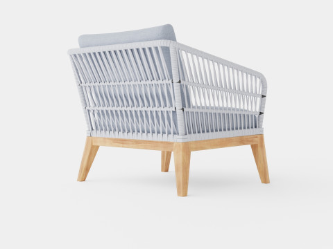 Verona lounge chair Model 3D