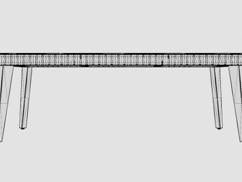 Verona coffee table 3D Model