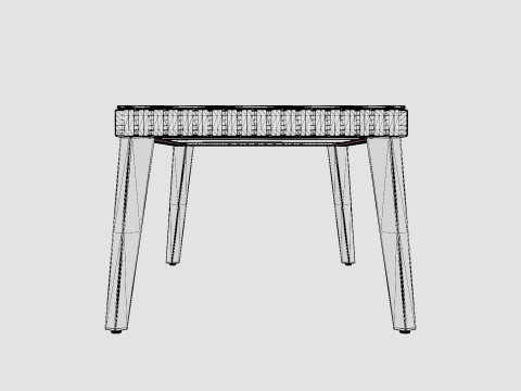 Verona coffee table 3D Model