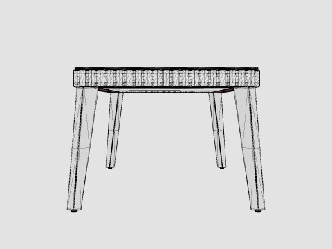 Verona coffee table 3D Model