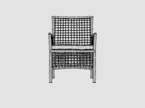 New England armchair 3D Модель