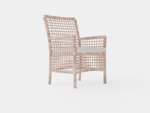 New England armchair 3D Model