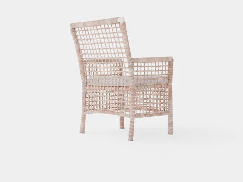 New England armchair 3D Model