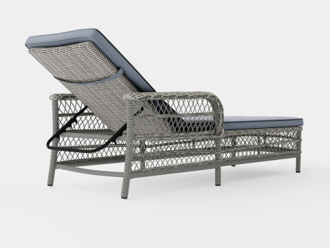 New England lounge bed Model 3D