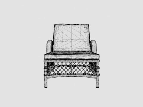 New England lounge bed 3D Model