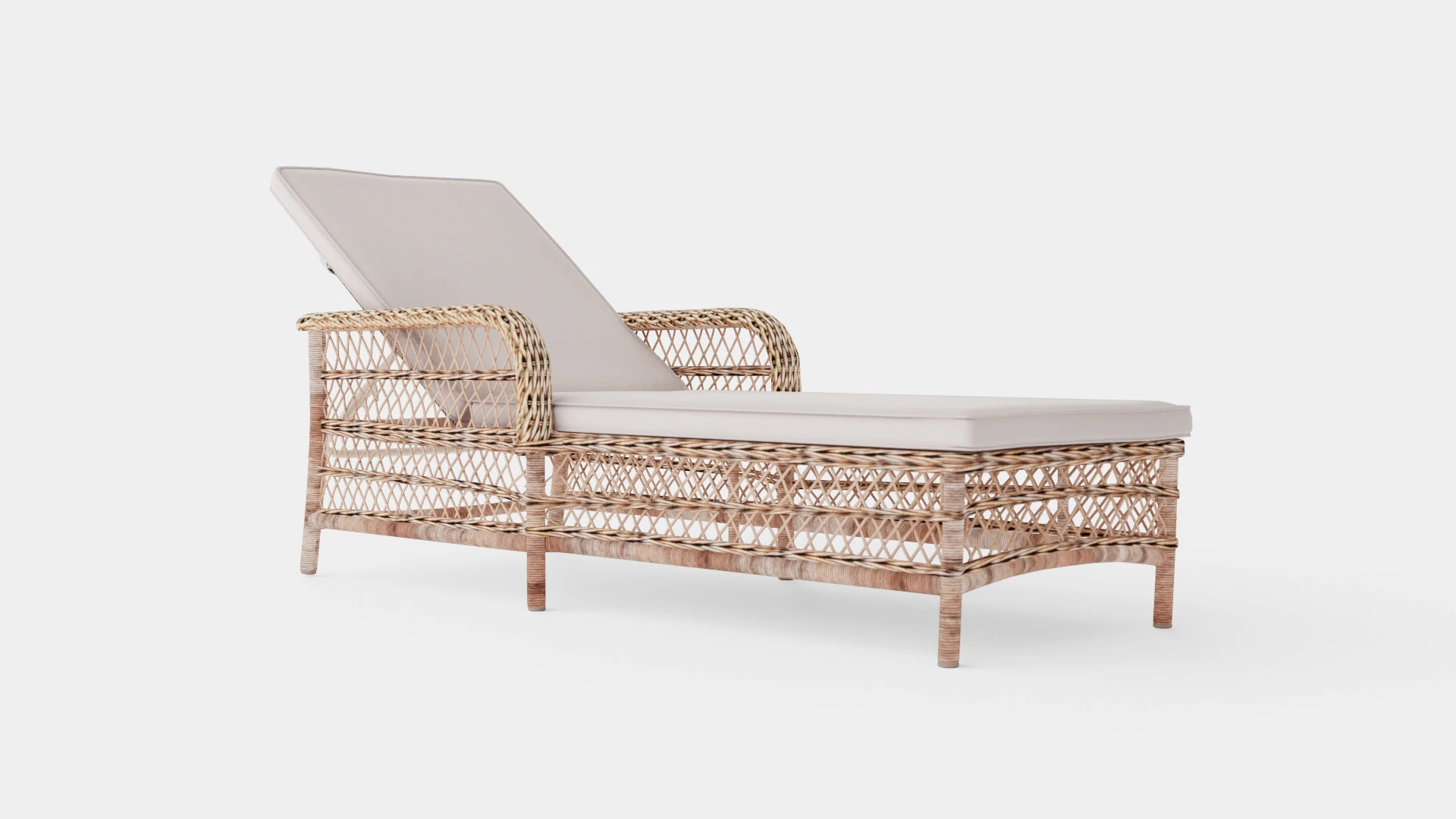 New England lounge bed 3D Model .c4d .max .obj .3ds .fbx .stl .blend 