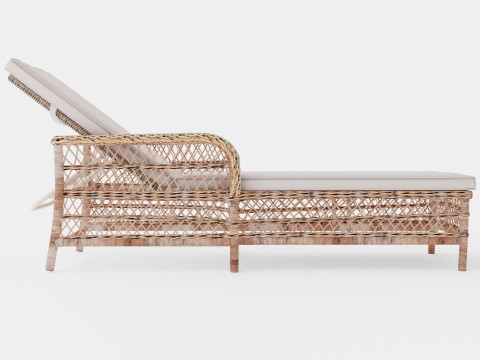 New England lounge bed Modelo 3D