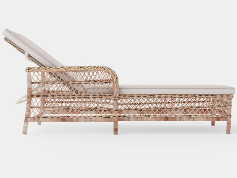 New England lounge bed 3D Model