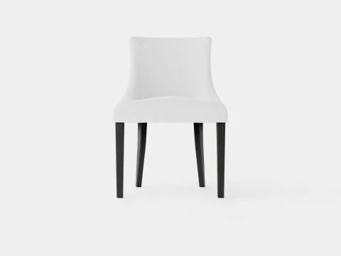 Addison dining chair off white 3D Model