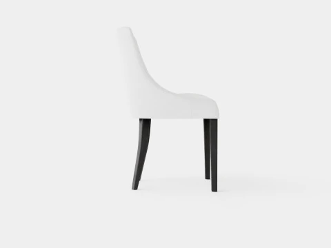 Addison dining chair off white 3D Model