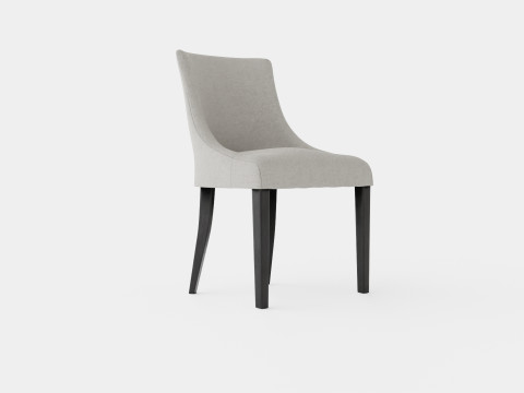 Addison dining chair sand 3D Model