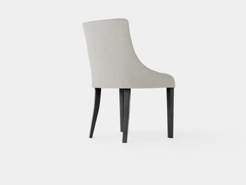 Addison dining chair sand 3D Model