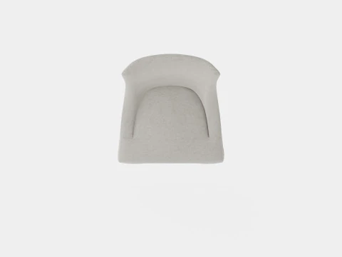 Addison dining chair sand 3D Model