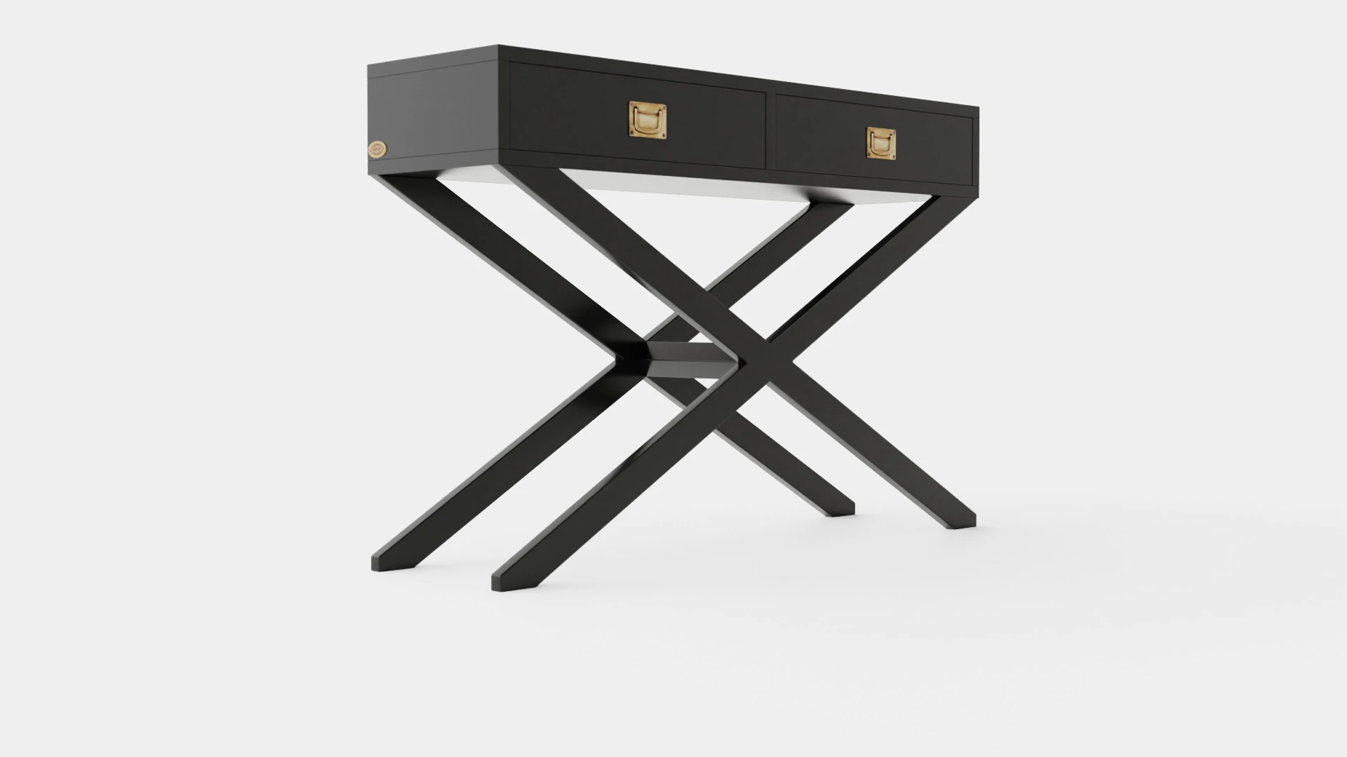 Ashley 콘솔 테이블 블랙 3D 모델 .c4d .max .obj .3ds .fbx .stl .blend 